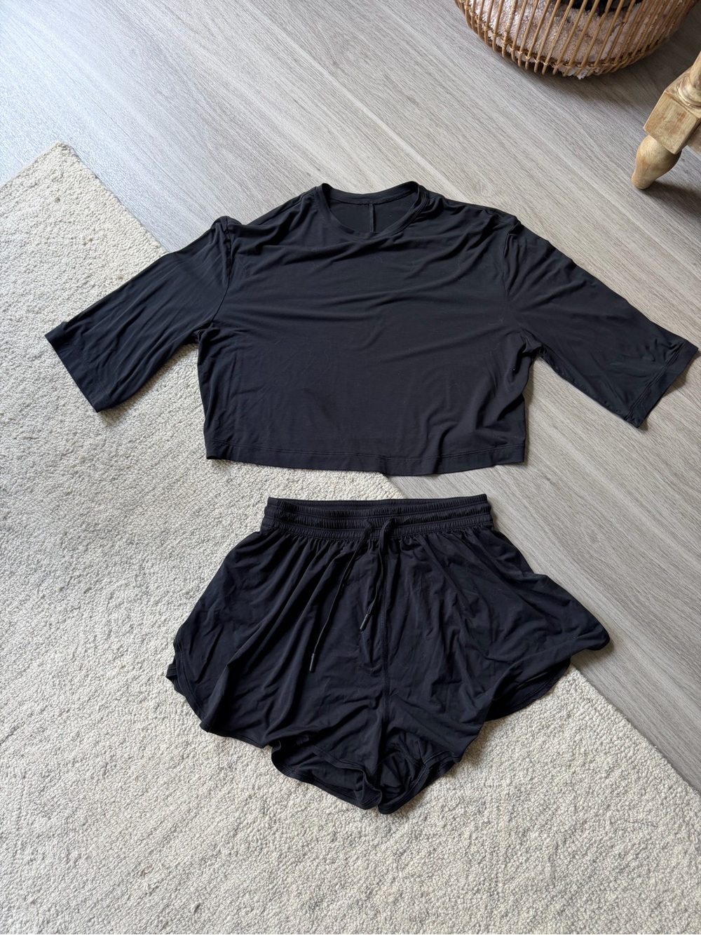 Lululemon Black Two-Piece Set